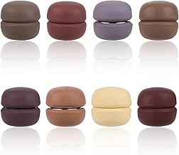 8pcs Strong Magnetic Hijab Pins Buttons - Multi-Purpose No-Snag Pinless Brooch for Women Clothing Scarf Accessories (Color E)