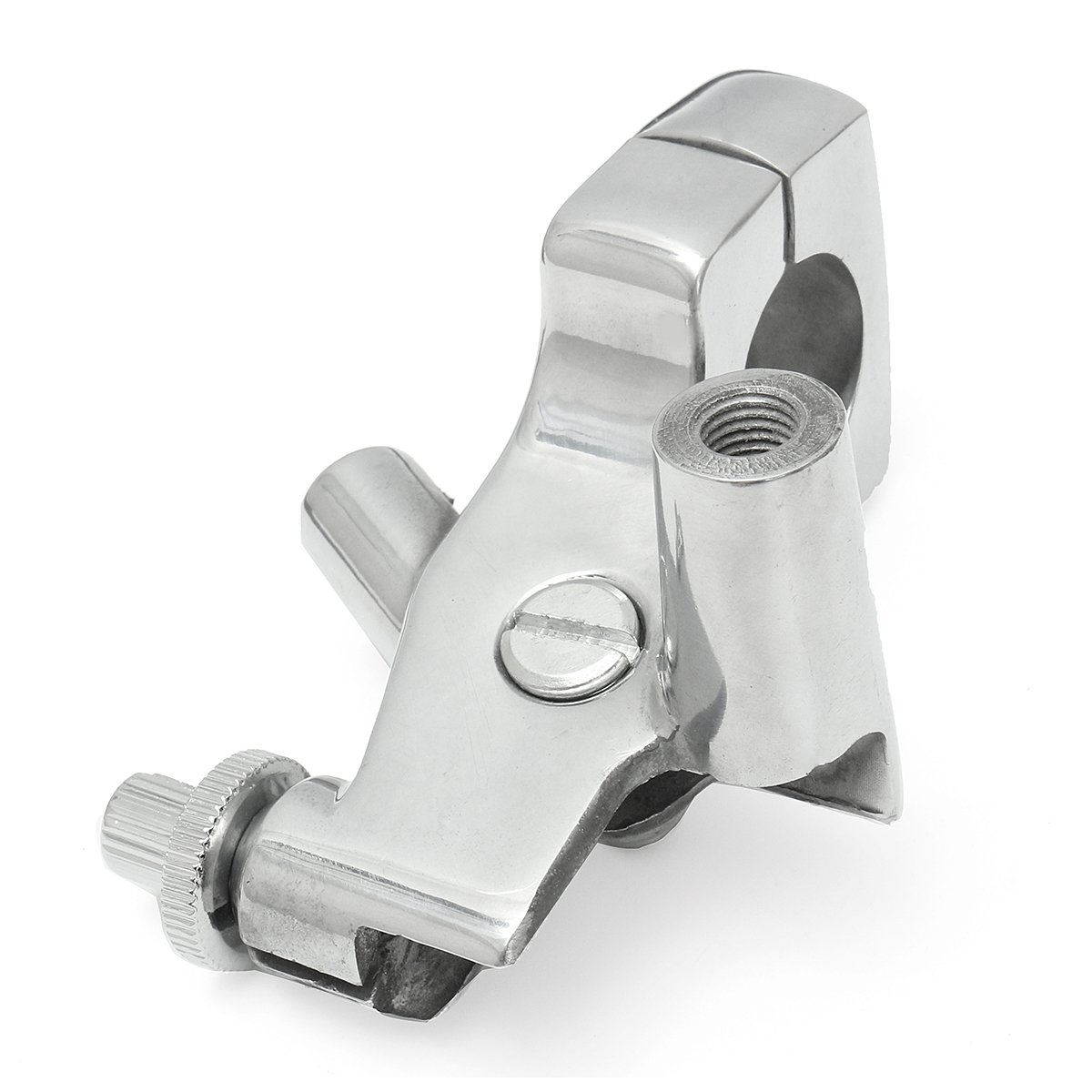 Viviance Supporto Compatibile con Leva Leva Frizione Moto da 25 mm 1 Pollice Compatibile con Harley Honda Shadow 600 VT750 - Argento