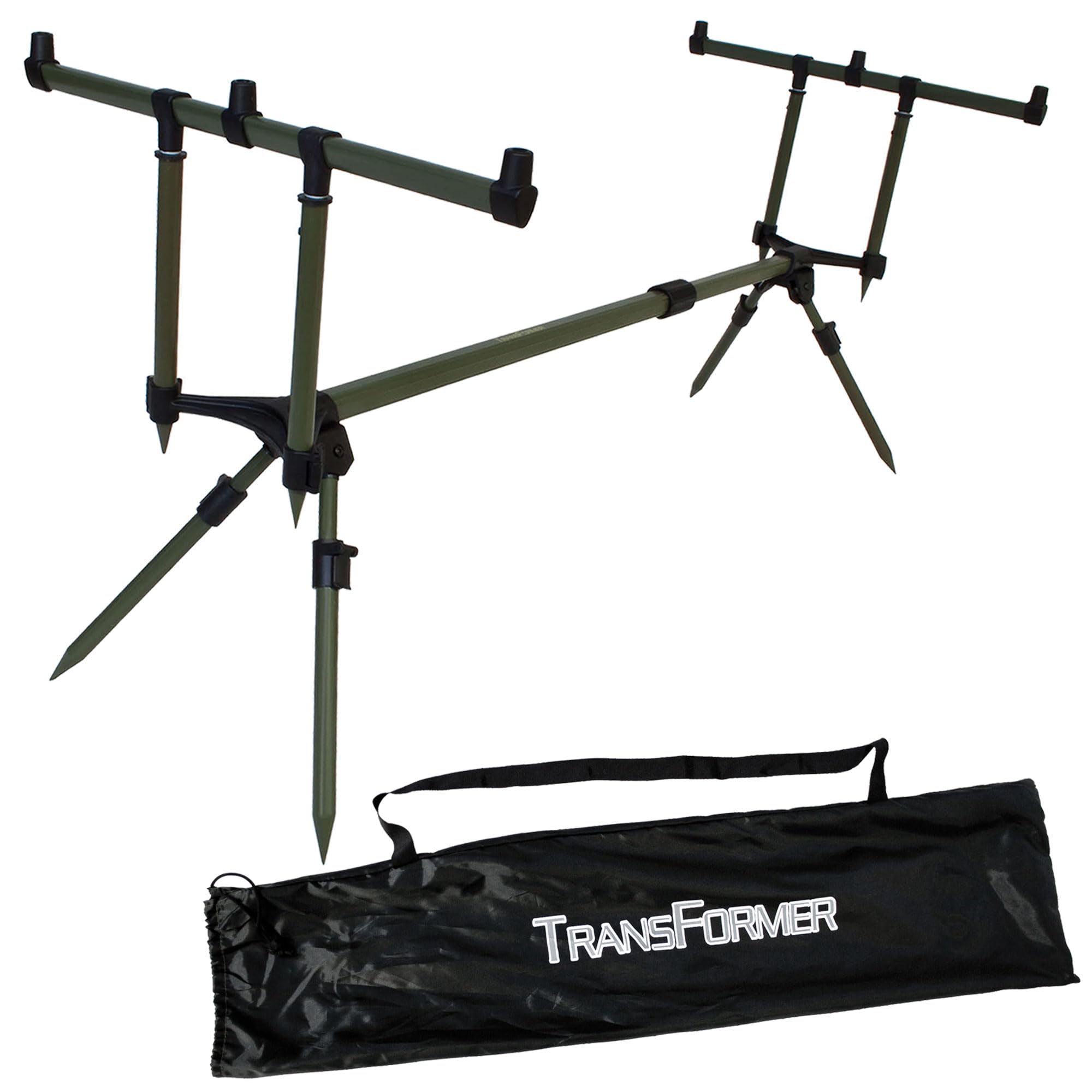 Funk Bissanzeiger Komplettset Hy-Tec 3+1 | inkl. Rod Pod, Indicator System 3+3, 3x Butt Grip Fluo, Funkübertragung, LED-Nachleuchtfunktion