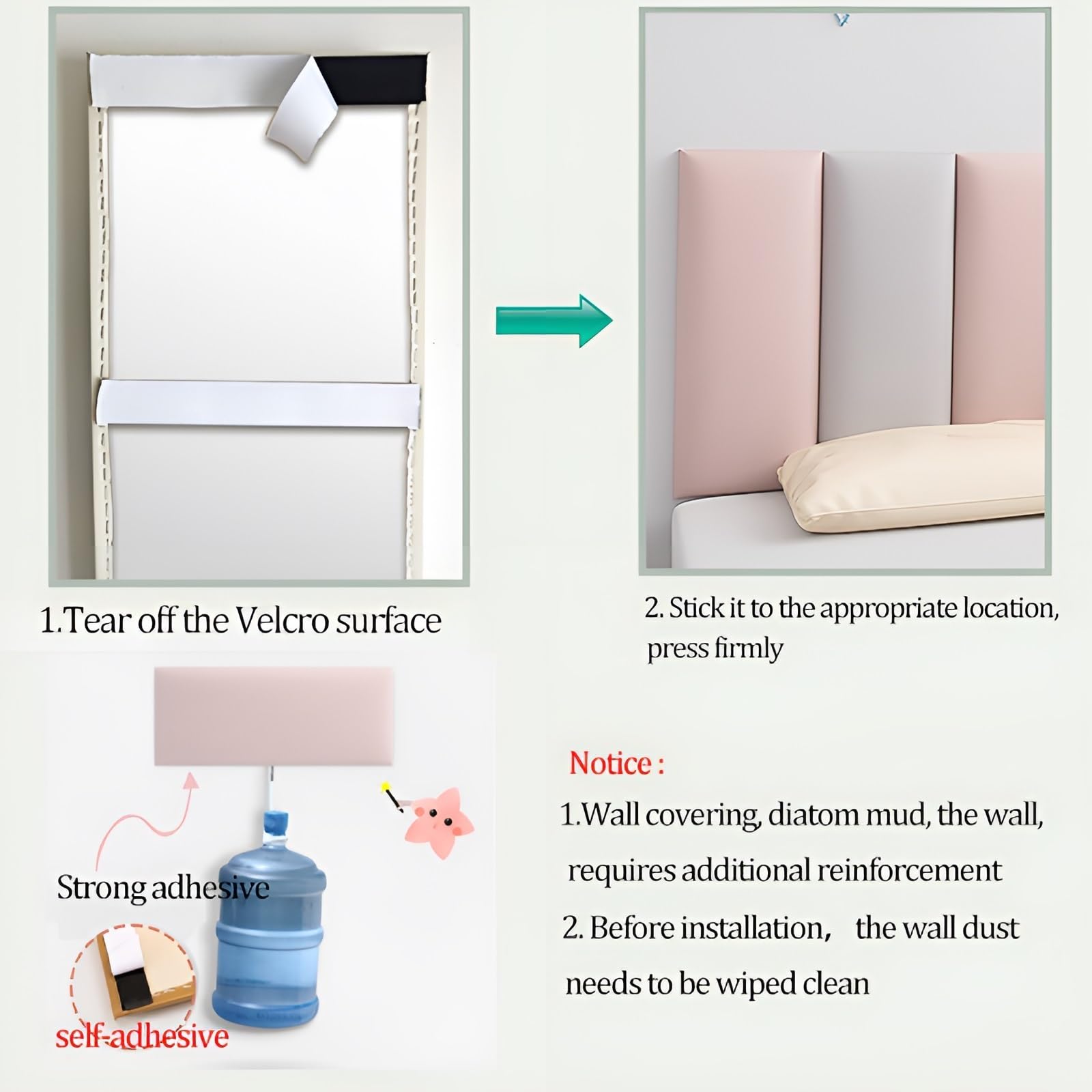3d Wandkissen Selbstklebend, Wandpaneele Gepolstert Verdicktes 3,5 cm, Wandverkleidung Kopfteil Bett Antikollision, Paneele Wand Schalldämmung, Leicht Zu Reinigen, für Wandkissen Kinderzimmer(Color:F,