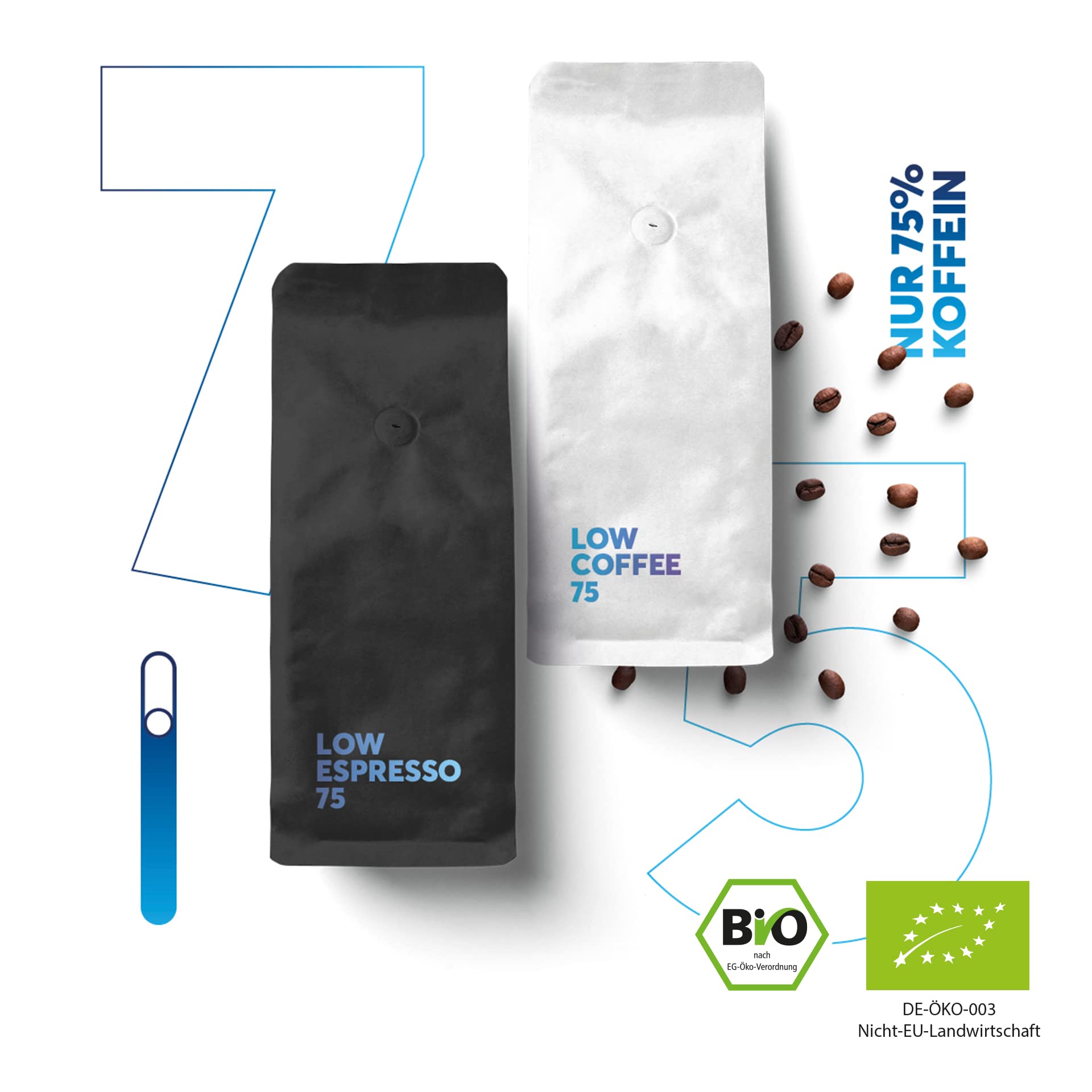 Premium Probierbox von No Coffee® (8x 250g, Ganze Bohne)
