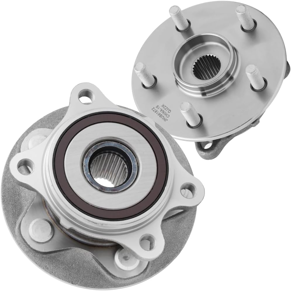 [2-Pack] HUB61872 - Front Driver or Passenger Side Wheel Hub Bearing Assembly Compatible with 2018-2024 Toyota Camry [2.5L 4 Cyl - Gas], 2021-2024 Lexus ES250, 2021 Toyota Avalon [2.5L 4 Cyl]