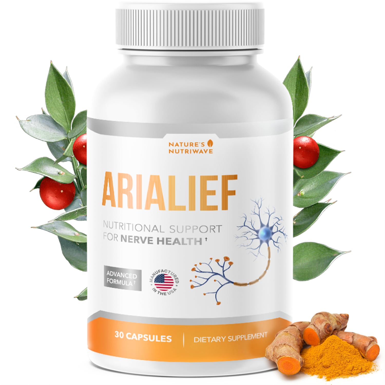 Amazon.com: Nature's NutriWave Arialief – Natural Supplement for
