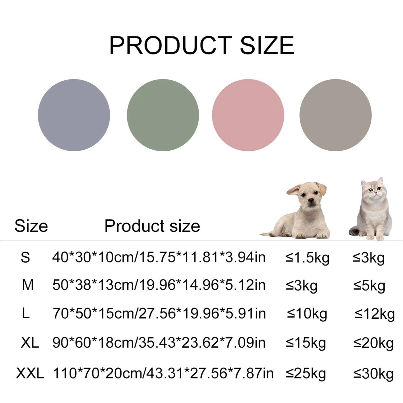 Cuccia cane Cuccia for gatti, grande divano for cani, materassino invernale caldo for cani per Animali Domestici(Khaki,L)