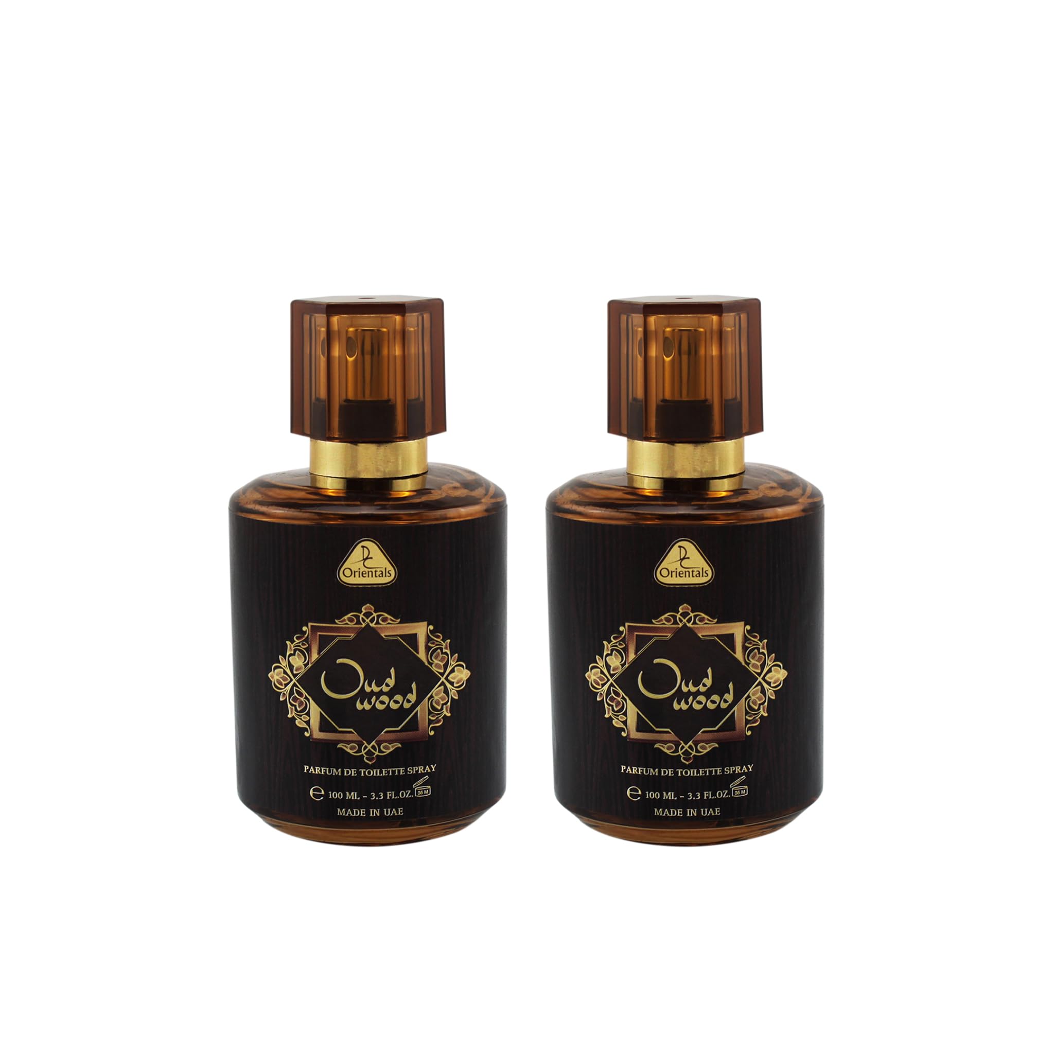 Dorall Collection Orientals Oud Wood Eau de Toilette For Men & Women 100ml (Pack of 2)