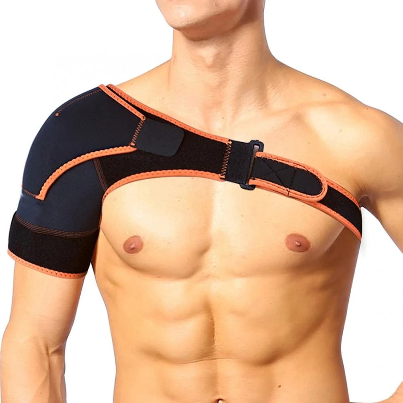 Shoulder Stability Brace for Men and Women Pressure Pad Light and Breathable Neoprene Shoulder Support for Rotator Cuff