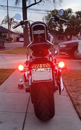 Eagle Lights 8748Ts-1156R 2" Rear Led Turn Signals For Harley Davidson Motorcycles - Generation I / 1156 Base/Red #TOP5
