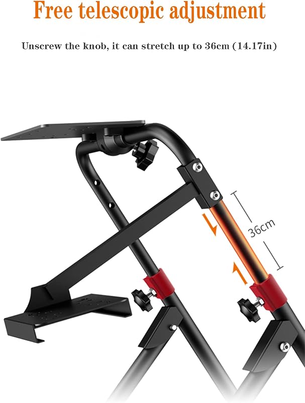BootyBay PXN A9 Versenykormány Állvány - Összecsukható, Dönthető, Univerzális Váltókarral Logitech G25/G27/G29/G920 és Thrustmaster Kormányo