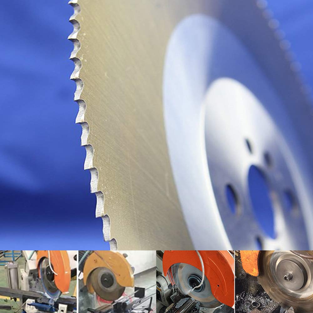 Cutting Discs Brzeszczot Piły Tarczowej HSS Tarcza Do Cięcia Metalu Ze Stali Nierdzewnej, Wiele Rozmiarów(300X32X1.2mm)