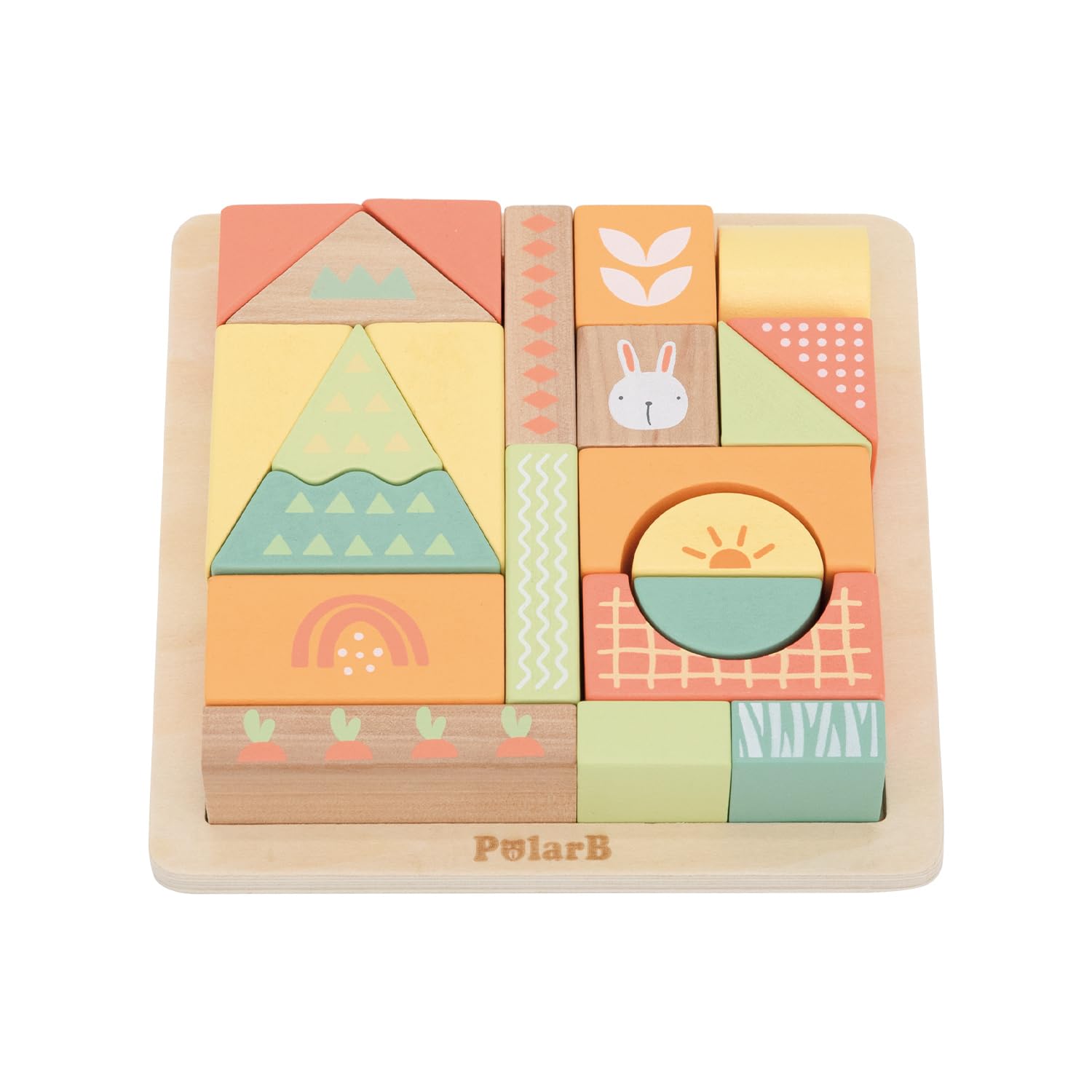 Amazon | PolarB ポーラービー バニーシリーズ つみきパズル / 22