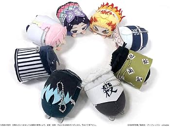 鬼滅の刃 もちころりわん　1、2 外箱付き14個セット 鬼滅の刃 もちころりん ぬいぐるみマスコット 柱ver.(特典終了