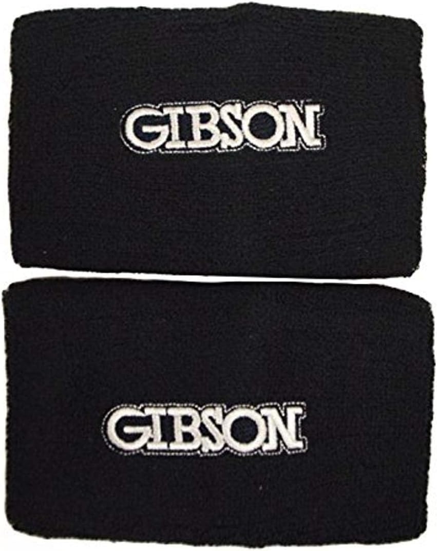 Gibson Athletic Gymnastics Wristbands (Set of 2), Black , 4.5" : Sports & Outdoors