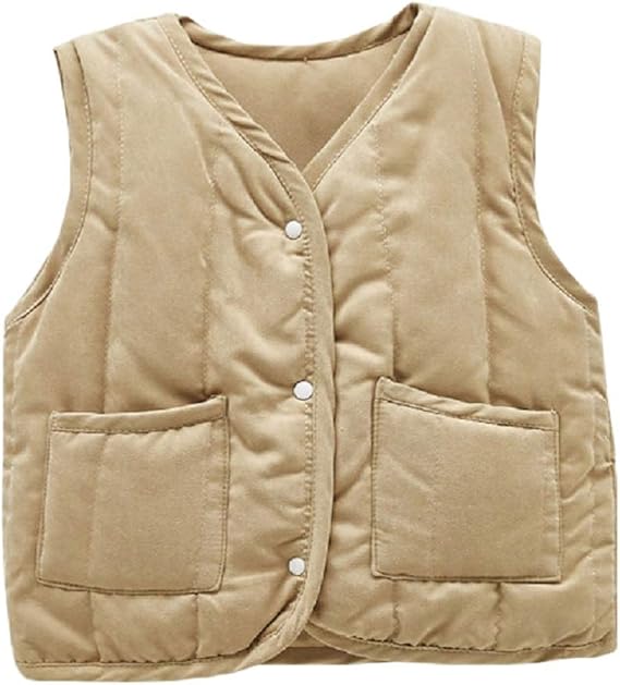 Amazon Junneng 子供 ベスト 防寒 男の子 女の子 キッズ ダウンベスト コート 秋 冬 前開き 無地 中綿 軽量 おしゃれ カーディガン ベビー ボーイズ 通販
