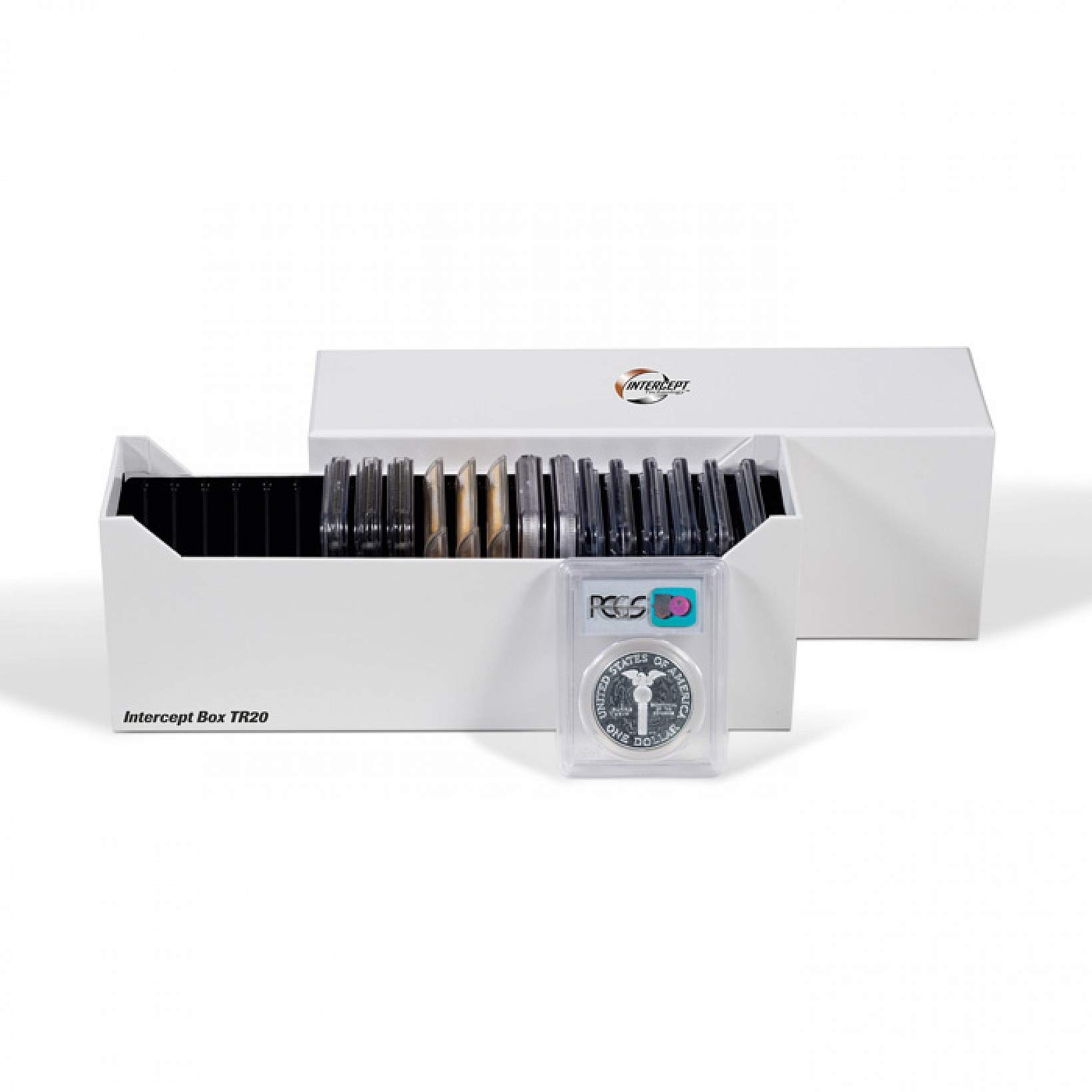 Amazon | Lighthouse - トラック付き収納ボックス PCGS、NGC、ANACSを