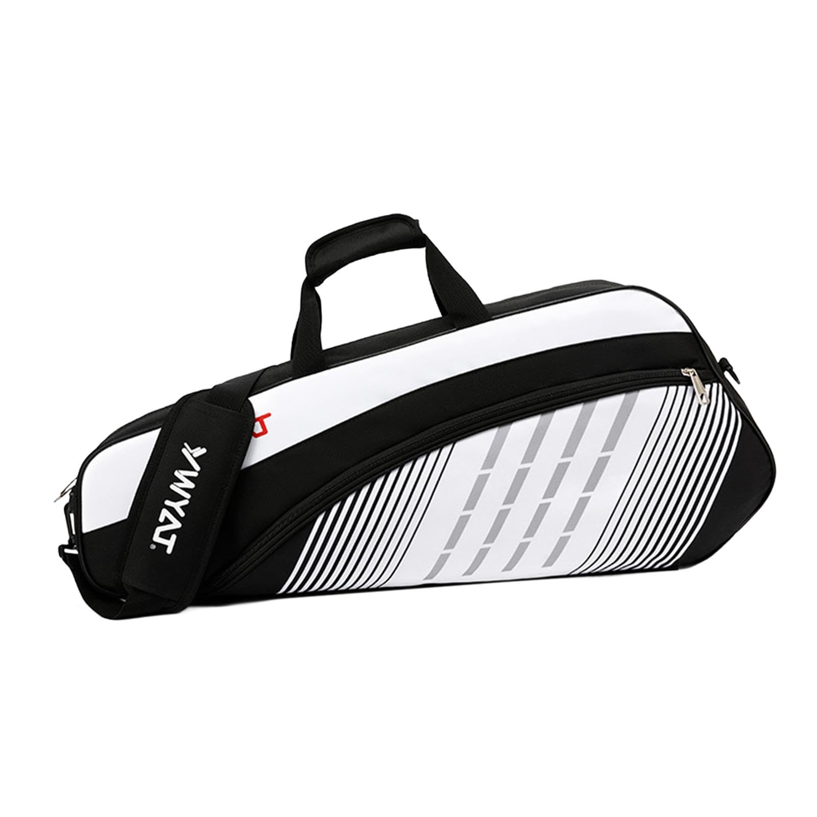 SECRET DESIRE Badminton Racket Bag for Badminton Squash Racquets Pickleball Racket Coaches Black and White-image-14