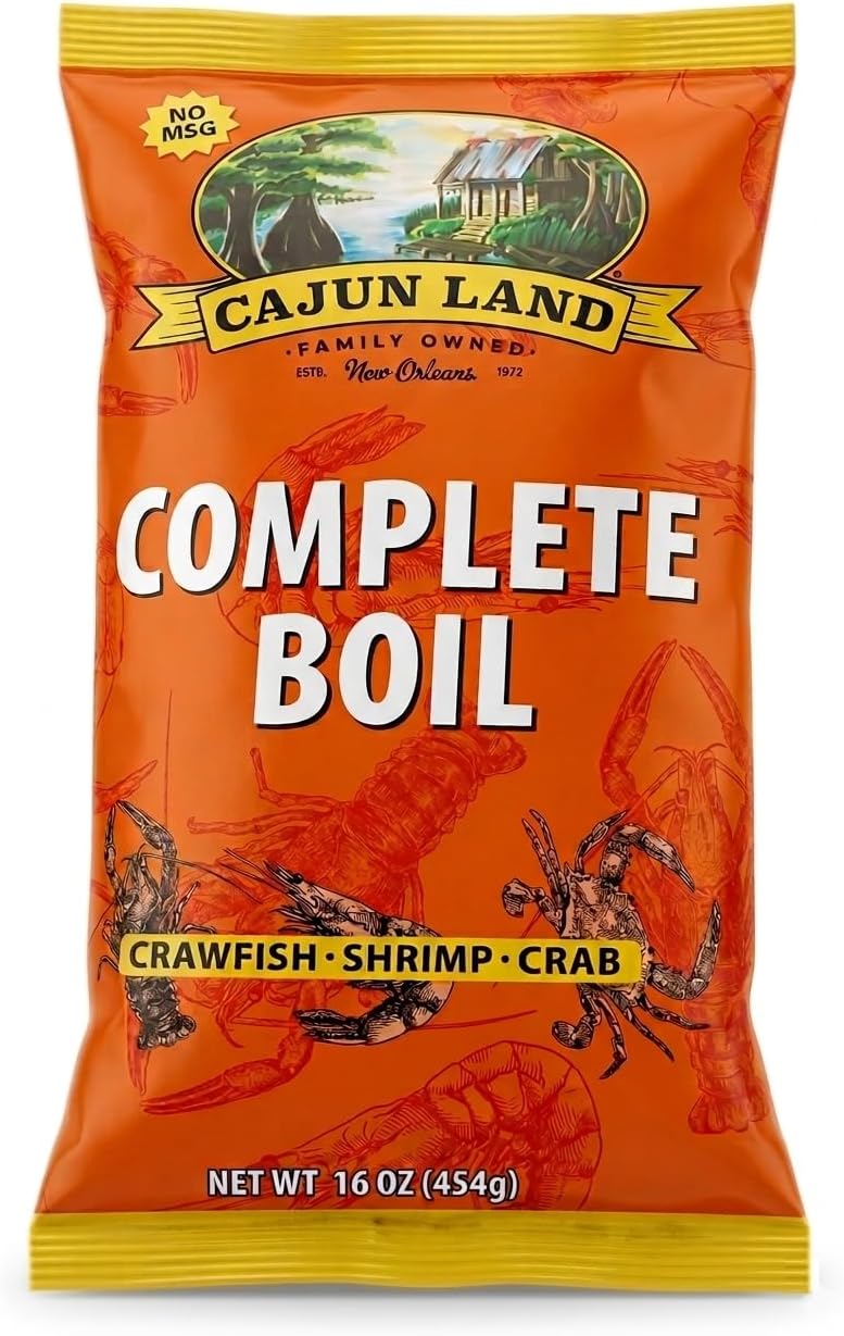 Complete Crab Shrimp Crawfish Boil 1 Pound