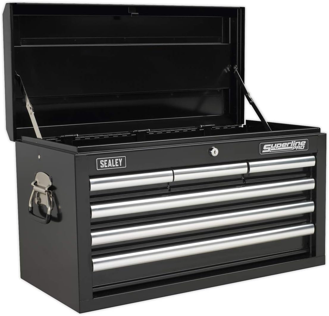 Sealey Ap33069B Topchest 6 Drawer With Ball Bearing Runners - Black