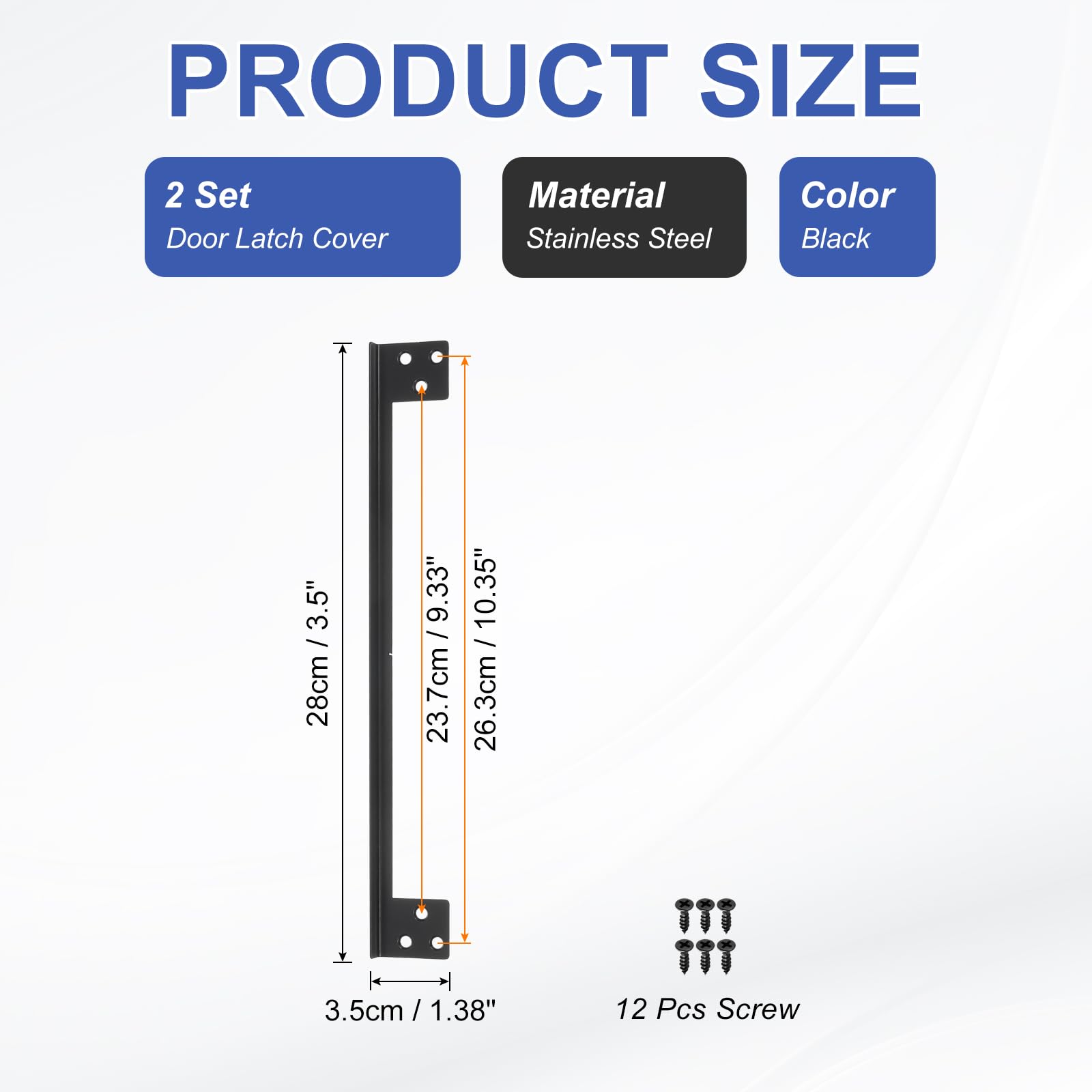 PATIKIL 11 Inch Door Latch Cover - Image 2