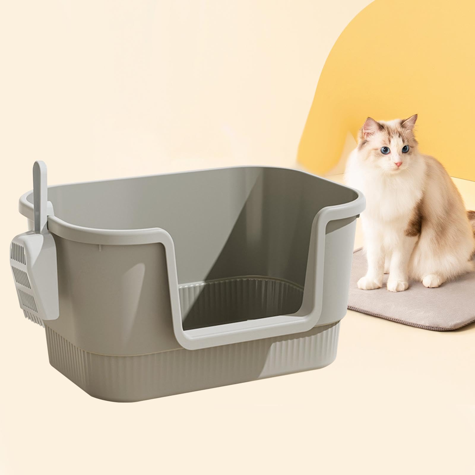 Amazon | 猫トイレ ネコトイレ シンプルタイプ オープンタイプ 猫