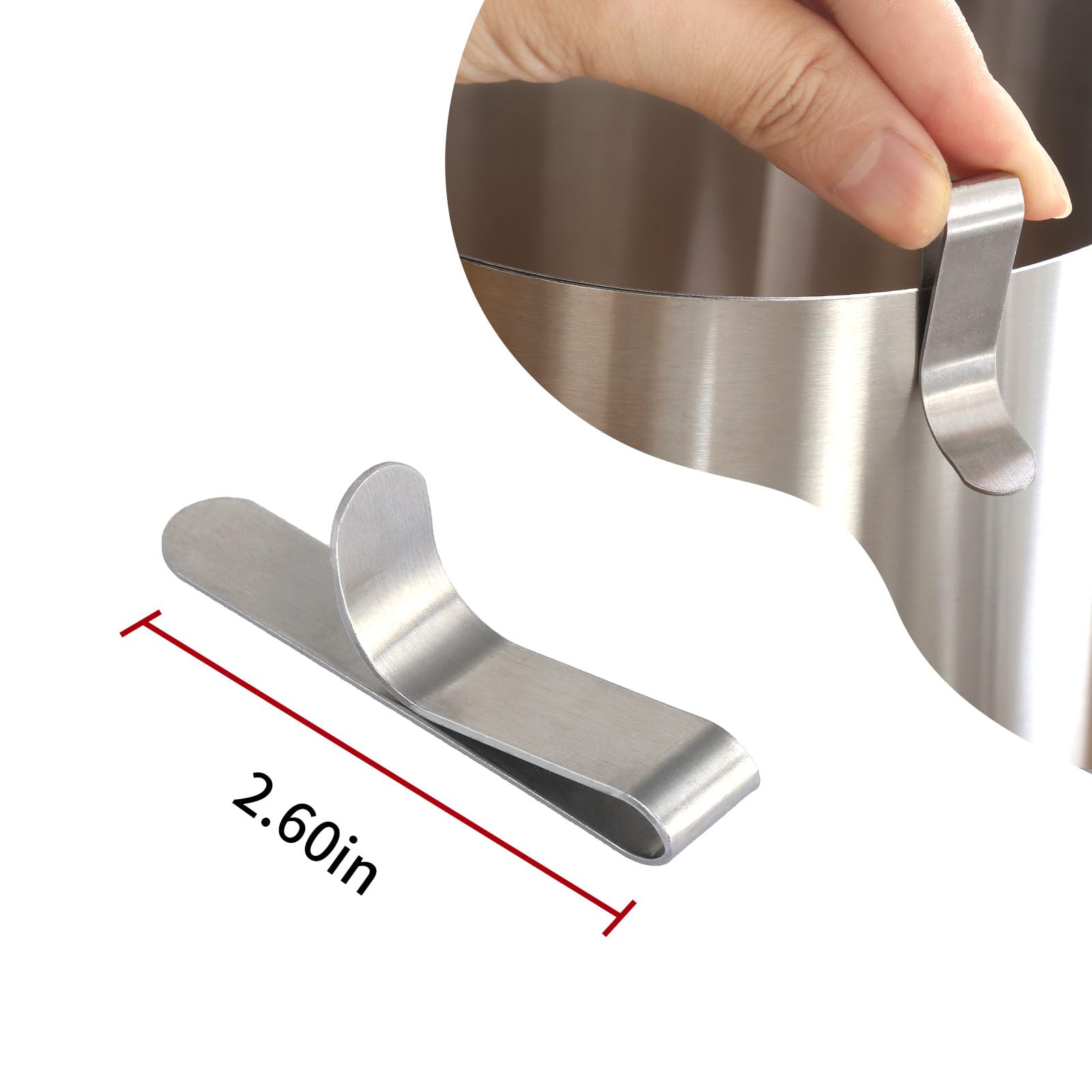 CALIFORNIA CADE ELECTRONIC Cake Ring Clip- for Adjustable Cake Mold from 6 to 12 Inch, Stainless Steel Cake Rings Clip for Baking Frosting Decorating Supporting