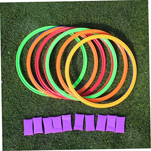 Hopscotch Ring Game Multi-gekleurde plastic ringen en connectoren voor binnen- of buitengebruik Creative Play Set voor… - Image 6