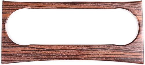 Miniatura 2 de CHEYA ABS pino madera grano coche control centro aire acondicionado salida perilla AC panel marco cubierta TRIM para Mercedes-Benz Clase C W204