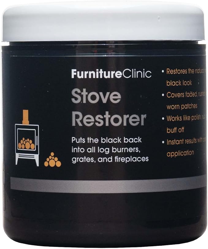 Furniture Clinic Stove Restorer Restores The Natural Matt Black