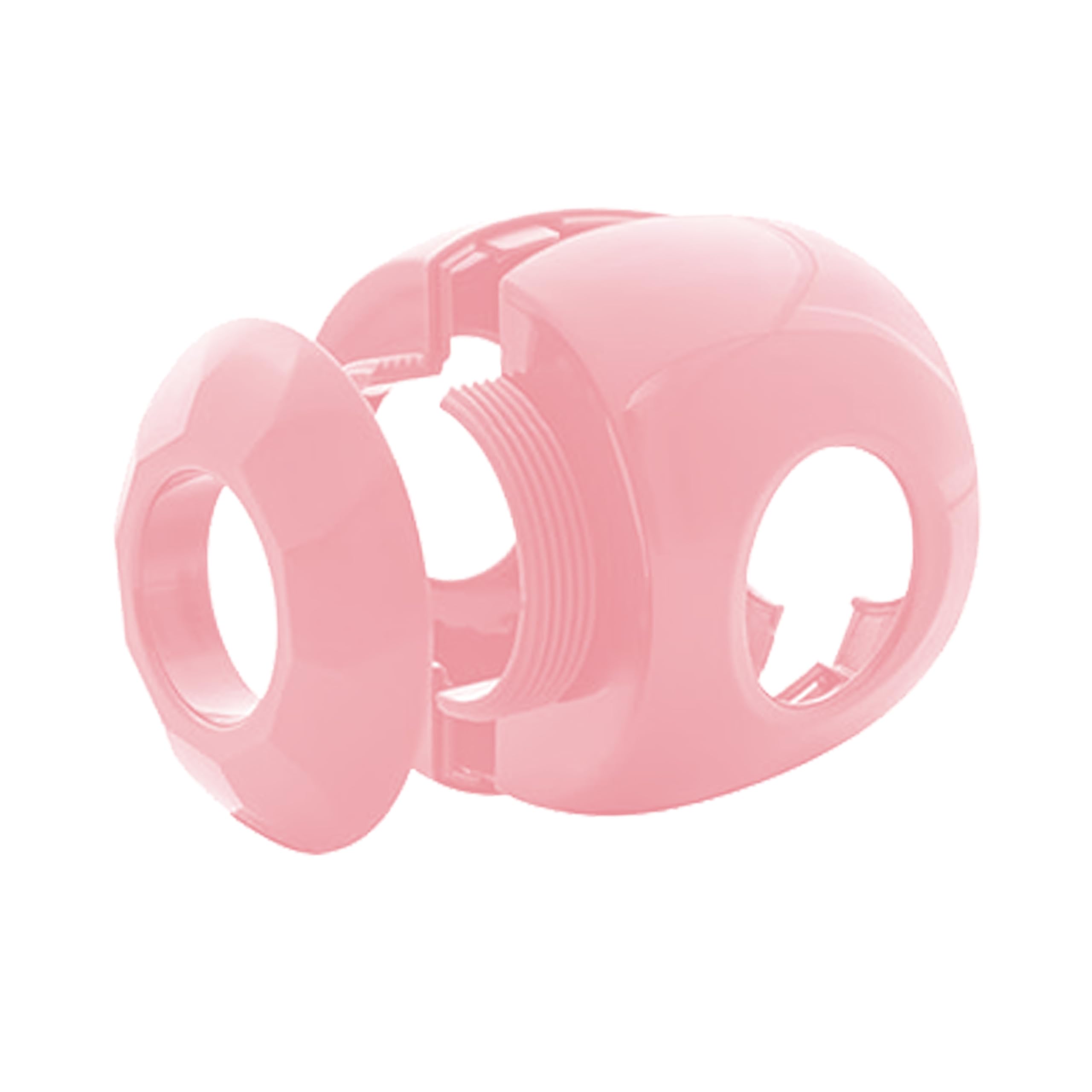 Cubierta de seguridad para perilla de puerta para niños, paquete de 5 unidades, fundas para pomos de puerta a prueba de bebés, cerraduras de puerta para niños a prueba de niños (rosa)