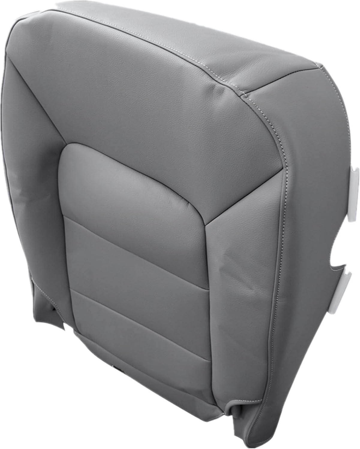 NLQR Front Passenger Bottom Replacement Seat Cover Microfiber Leather Gray Compatible with Ford Expedition 2003 2004 2005 2006