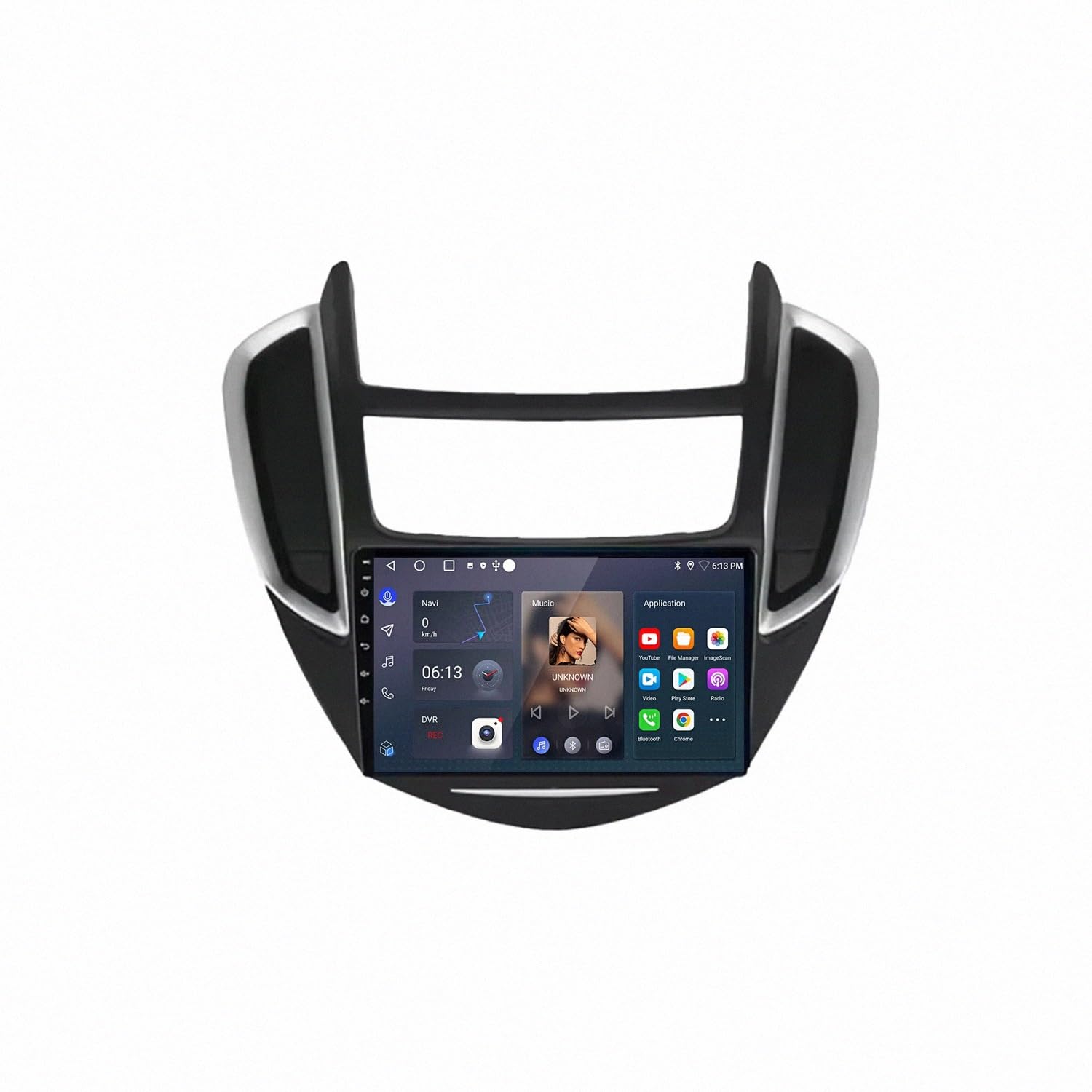 Radio Samochodowe dla Chevrolet Tracker 3 TRAX 2013-2015 Z Bluetooth, Fm I Aux; Obsługa Mirror Link, Nawigacji Gps Oraz Sterowania Głosowego, 8 Rdzeń 8G+256G