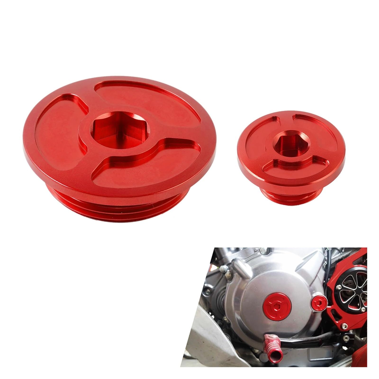 Amazon.co.jp: クランクケースカバー エンジンタイミングプラグ  