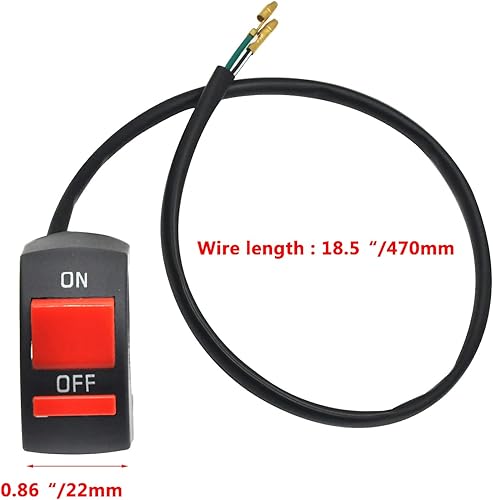 Vista 6 de Empuñaduras de mango de acelerador de 0.866 in 7/8 con abrazadera de cable para Coleman CT100U CT200U Baja Doodlebug Db30 Mb165 Mb200 50cc 90cc Azul