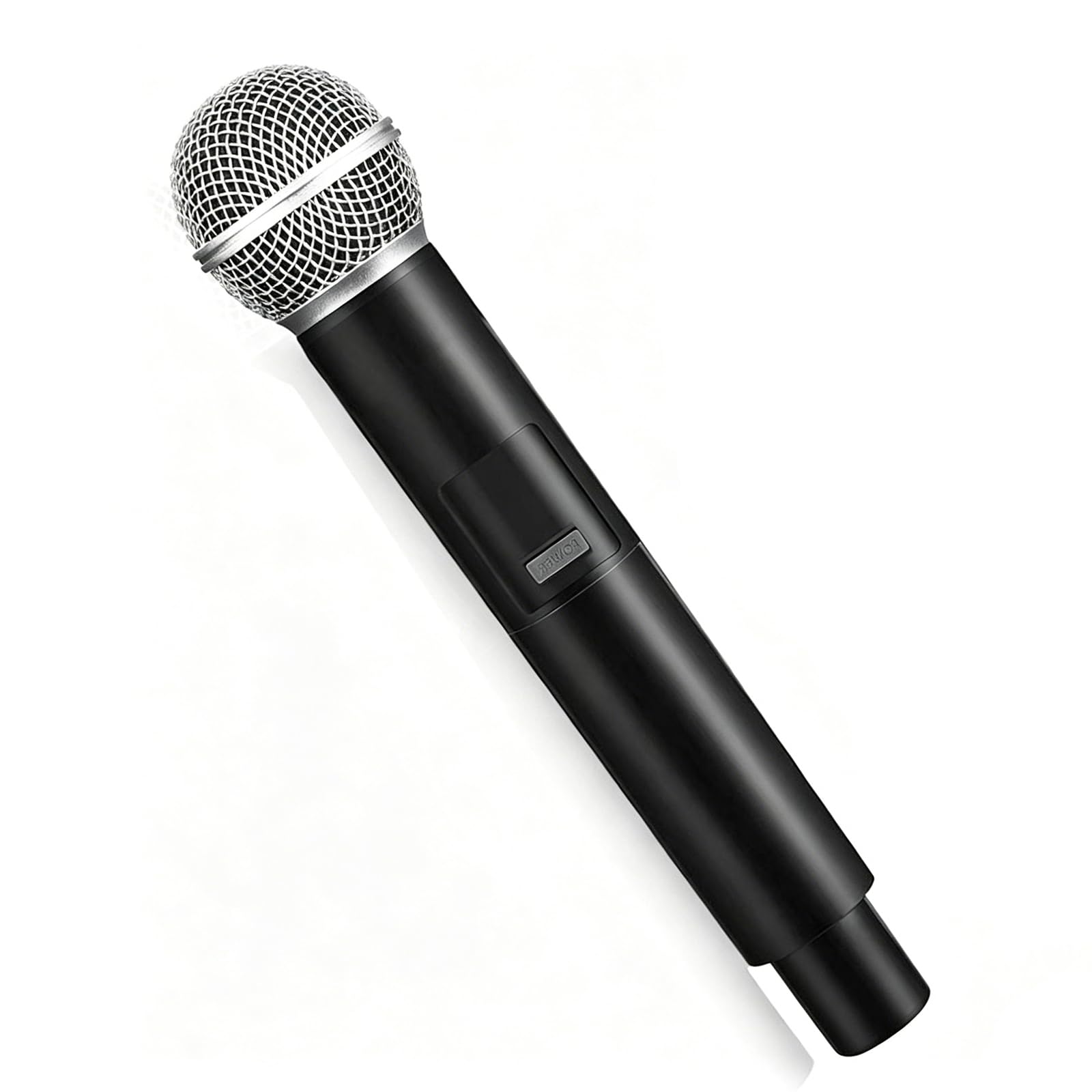 HAICN Fake Microphones Realistic Mic Prop, 25cm Black Simulated Microphone for Speech Practice Cosplay Stage Performance Costume Accessory.