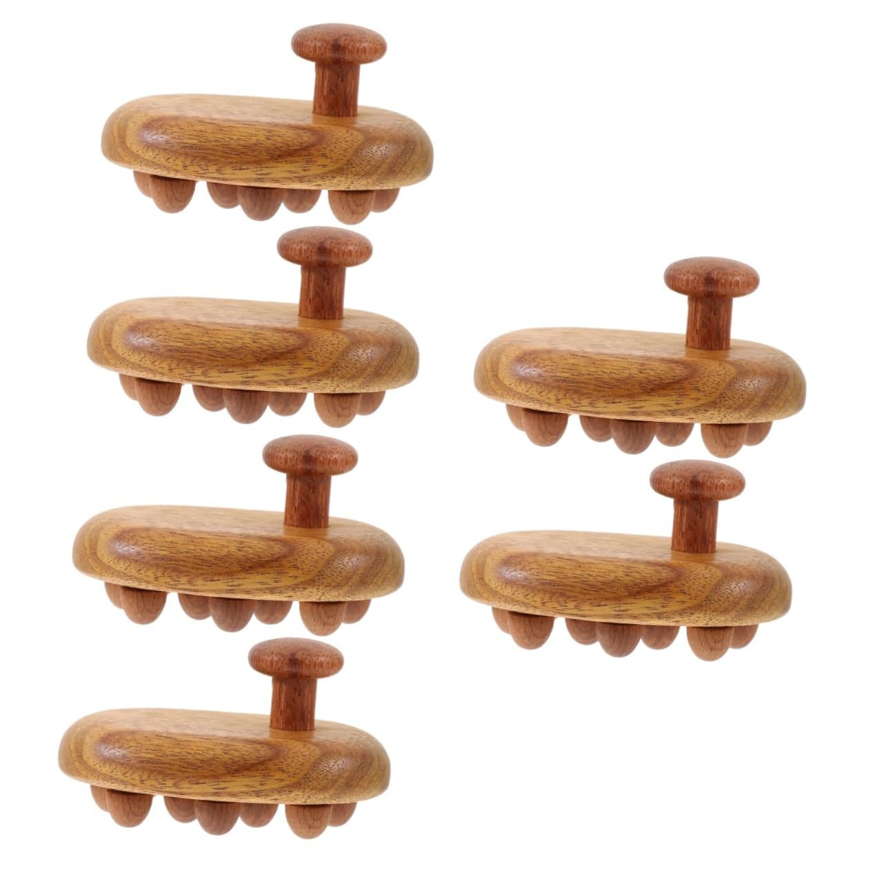BESTYASH 3 series Cepillo De Masaje De Sándalo Ducha Fascia Del Cuero Cabelludo Cepillo El Cabello Masajeador Herramienta De Masaje Del Cuero Cabelludo Peine 2 piezas x 3