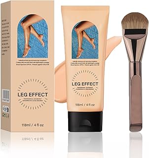 Maquillaje de piernas impermeable con brocha,...