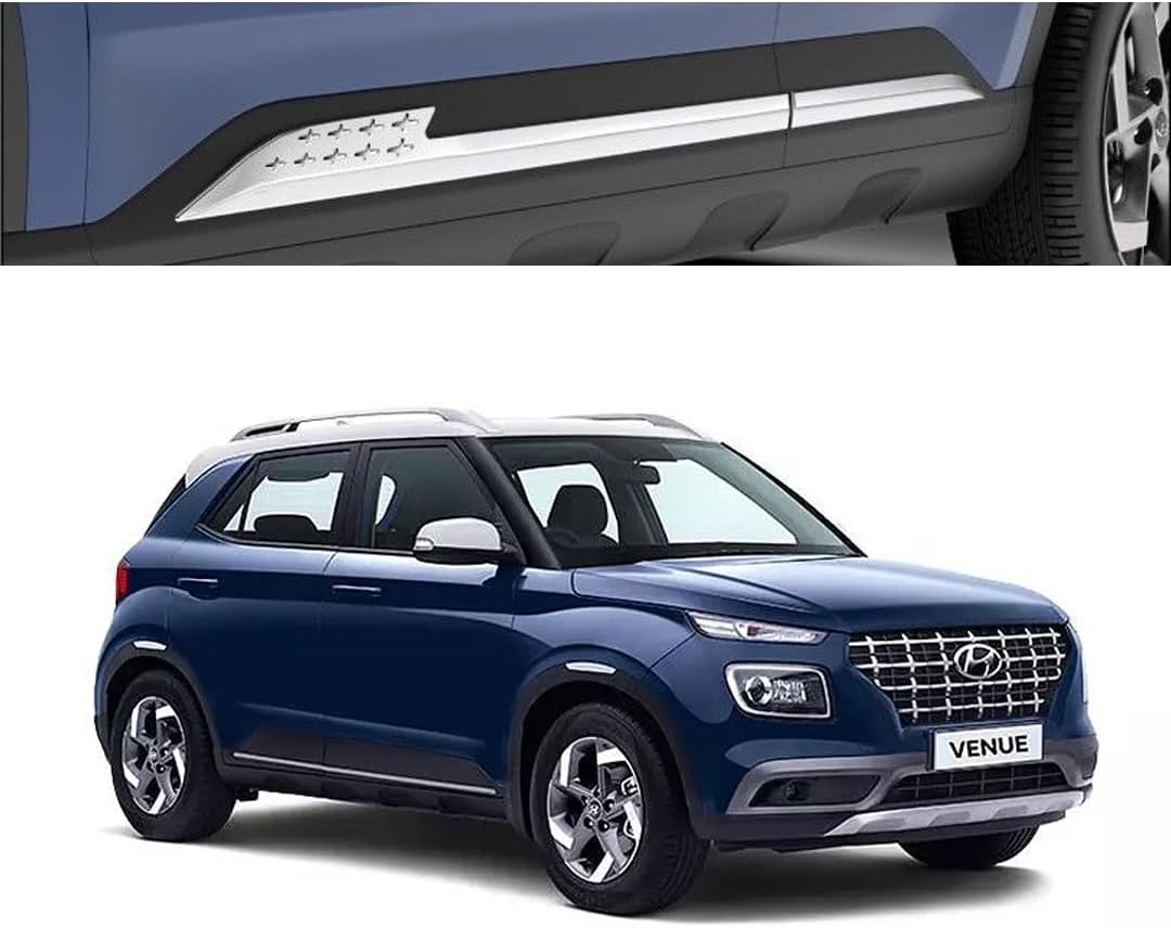Car Door Body Side Beading/Molding/Cladding for Hyundai Venue 2022 Set of 04