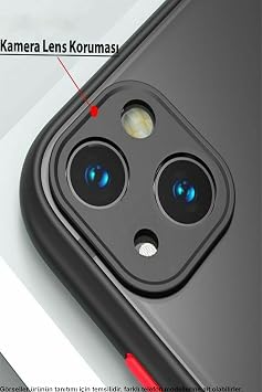 KZY CONTACT Apple iPhone 13 Mini Camera Protected Color Buttoned Back Matte Back Case with Silicone Edge - Green