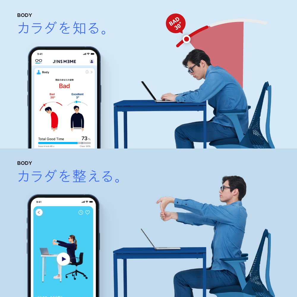Amazon.co.jp: [JINS] Amazon限定商品 MEME SCREEN Kit/ブルー