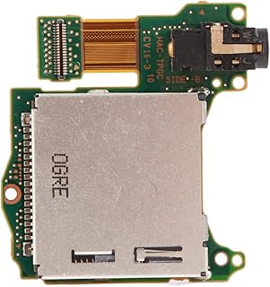 Game Host Card Slot, Game Cartridge Card Slot for Switch Game Cartridge Card Slot Reader Tray Headphone Hole Port, Host Reader Tray, Game Card Reader Cartridge Slot Module