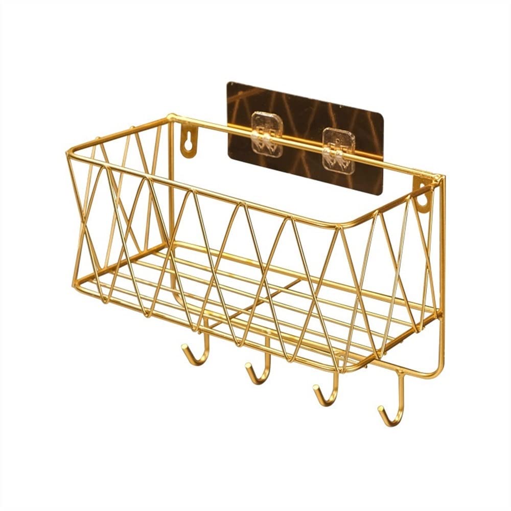 LUUYYI WallMounted Floating ShelvesBathroom Shower Caddy Kitchen Spice RackStable Rustproof ScratchResistant Organizer for Shampoo Cosmetics and MoreBlack