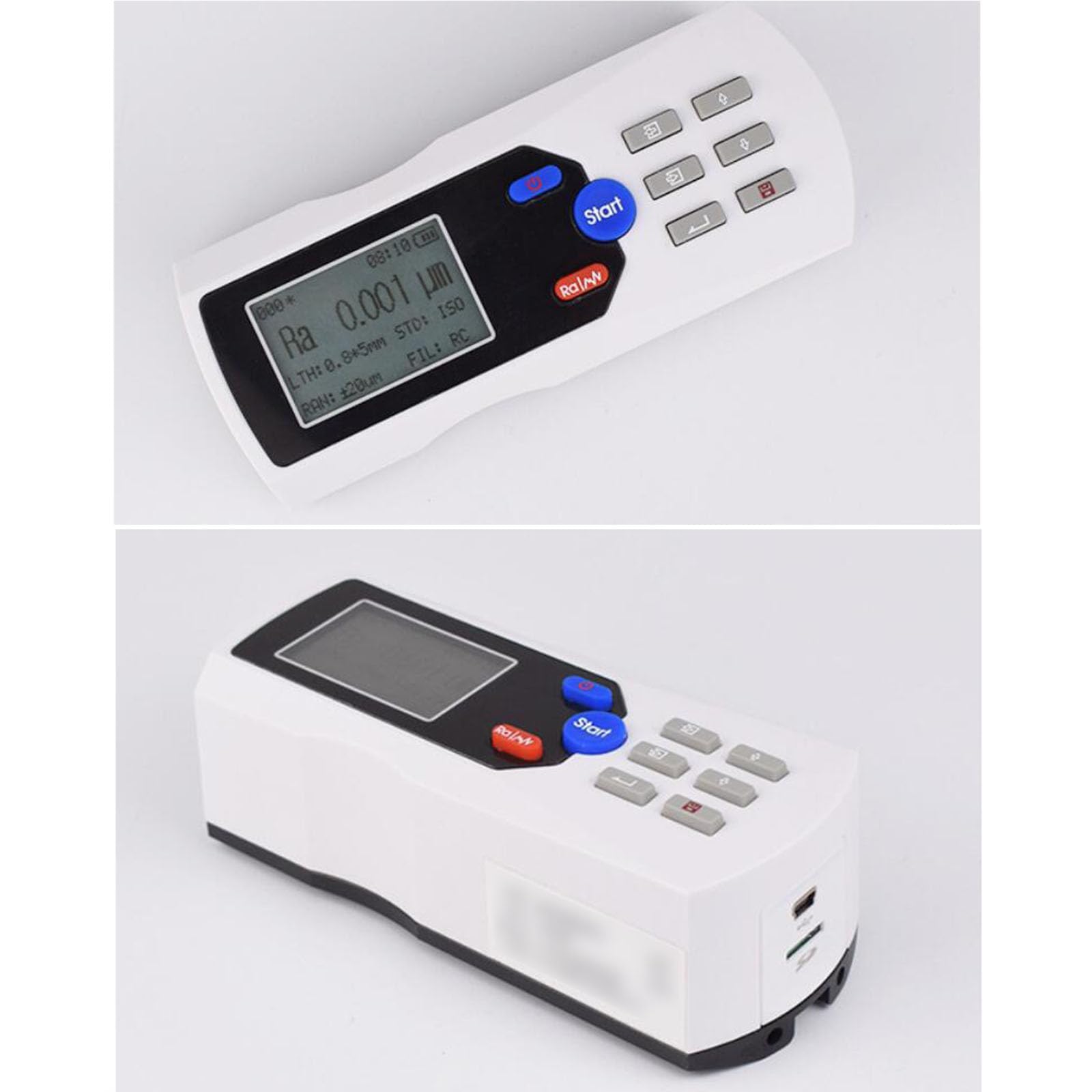 COYEUX Rugosimetro Digitale, Campo di Misura 160 μm, precisione 0,001 μm, con Display LCD e sonda diamantata, per superfici Metalliche