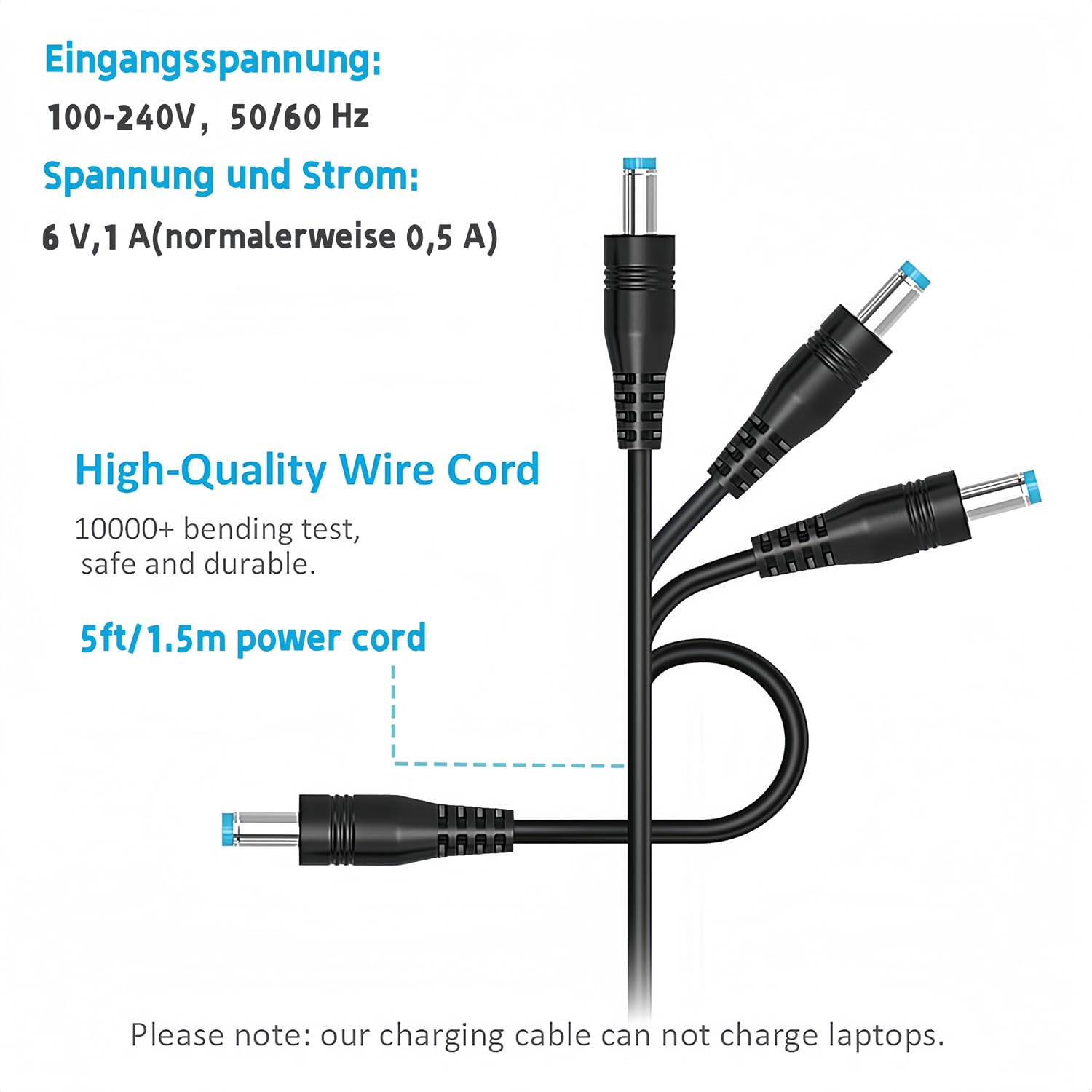 6V 1A zasilacz sieciowy Power Adapter, uniwersalny adapter sieciowy AC DC adapter do elektroniki domowej, transformator zasilacza falownika z 8 wtyczkami DC, uniwersalny zasilacz AC DC do