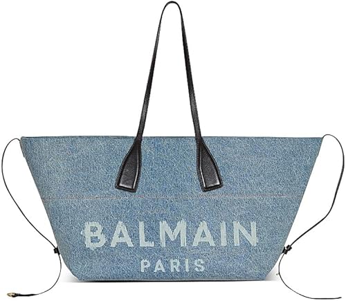 Track Denim Tote Bag