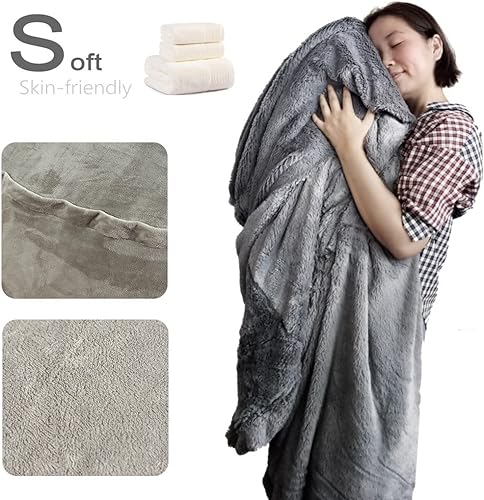 Miniatura 5 de Puf gigante (sin relleno) 5/6/7/8 pies, funda para puf gigante, gruesa, suave, esponjosa, de piel sintética, sofá, cama, puf, sillón reclinable