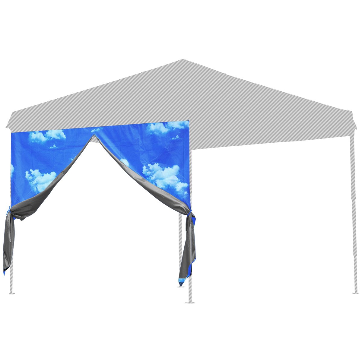 Amazon | FIELDOOR サイドシート(横幕) タープテント2.5x2.5m専用 