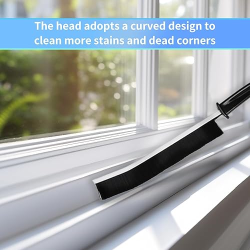 Miniatura 5 de Cepillo de limpieza de hendiduras, herramienta de cepillo de limpieza de huecos, cepillo de limpieza pequeño multifuncional de cerdas duras para