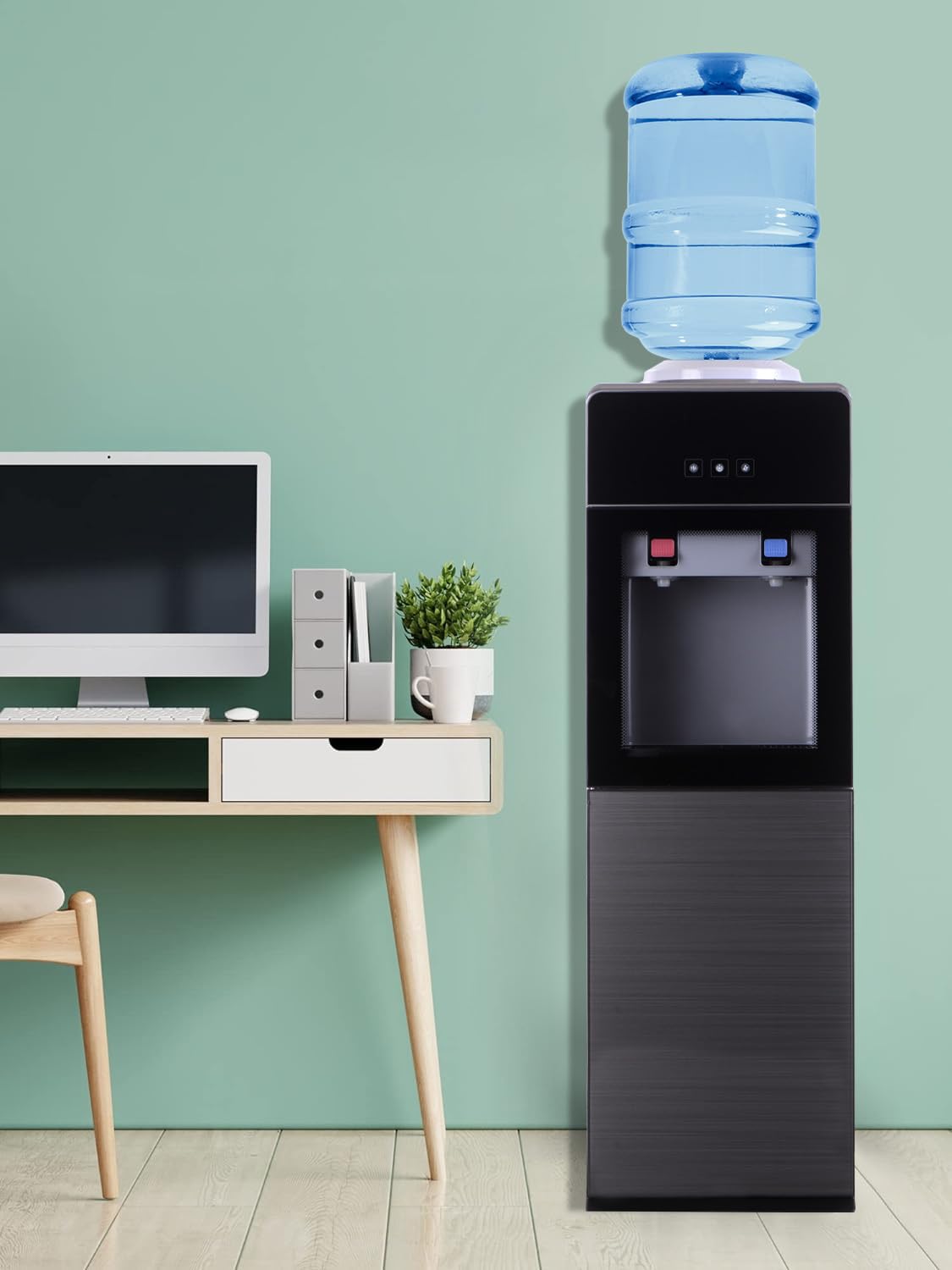 Water Cooler Top-Loading Hot & Cold Water Dispenser - 5 Gallon Bottle ...