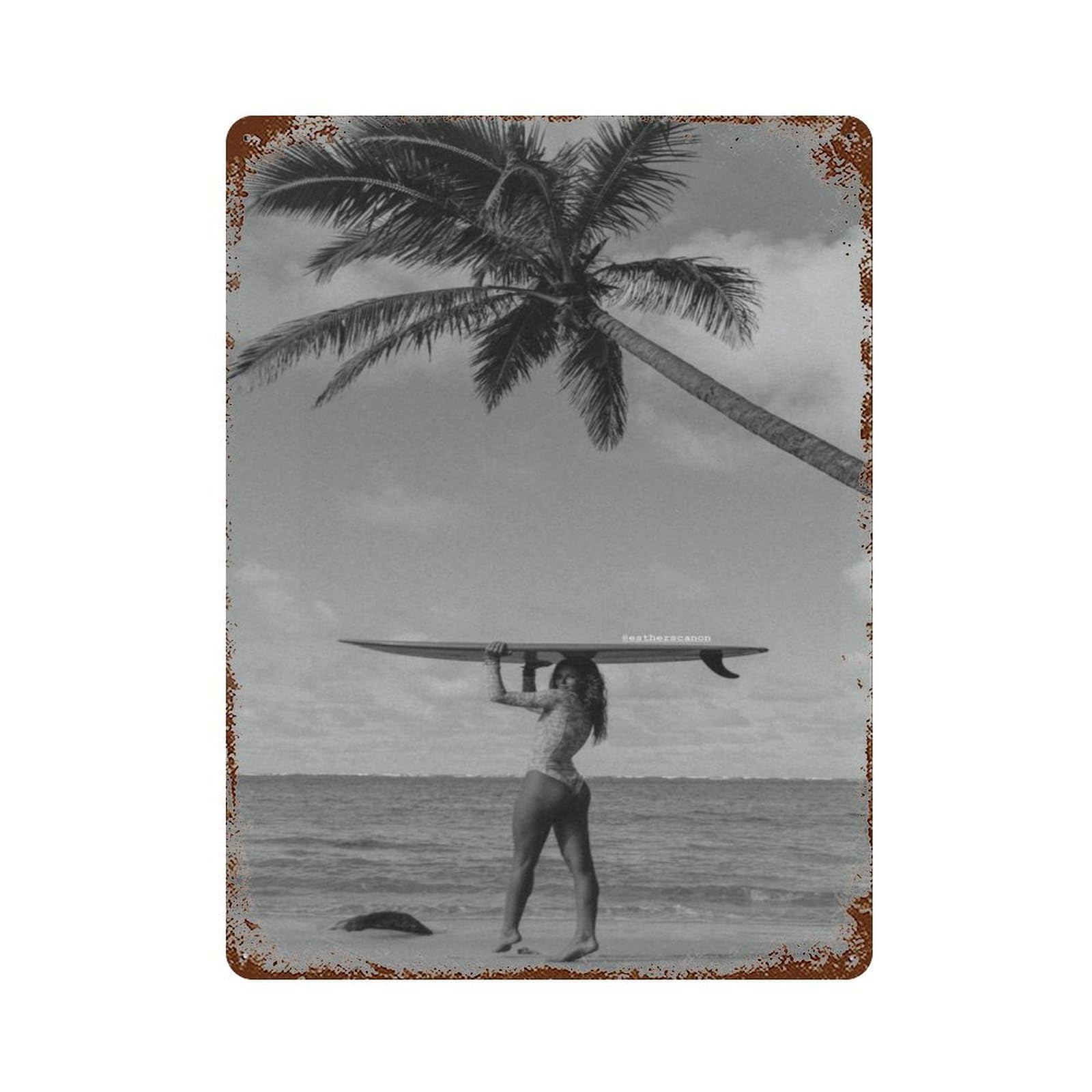xiaoxiaoshen Vintage Beach Surfer (10) Wall Decor Art Metal Tin Poster Modern Home Decor Art Home Bar Shop Decorations Vintage Sign 40x30cm