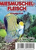 Fischfutter Frostfutter Muschelfleisch gehackt 10x100g = 1kg = 1Pack