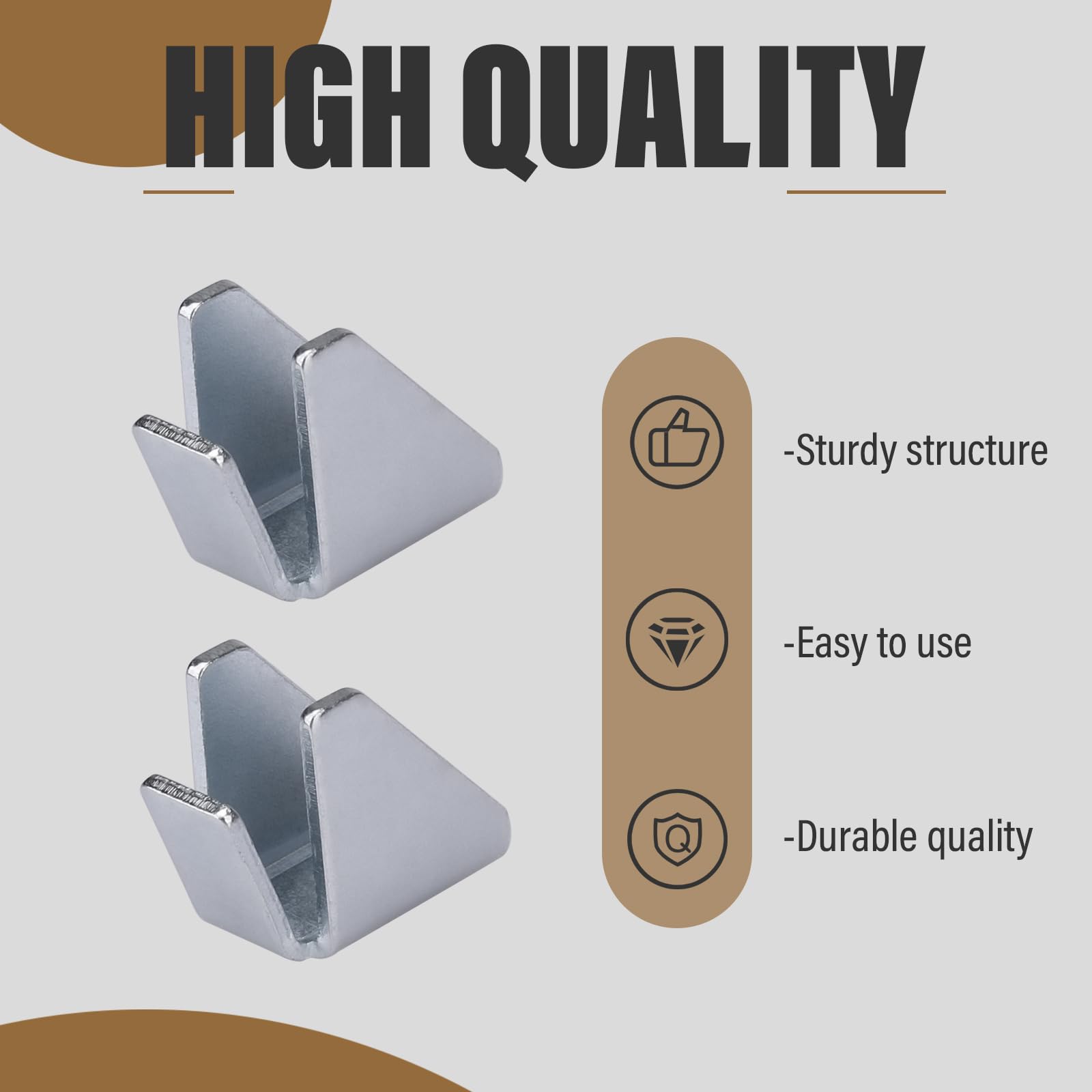 Husky Cabinet Shelf Clips - 4 Pack Replacement -3 Husky Cabinet Shelf Clips - 4 Pack Replacement -3